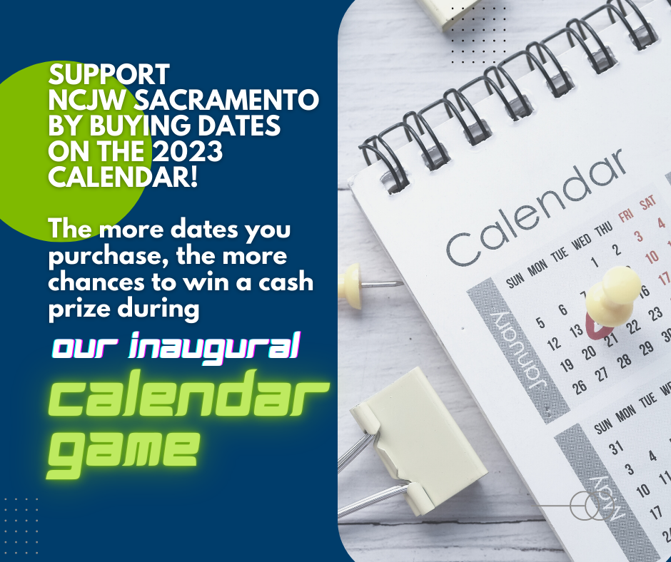 NCJW Sacramento's Inaugural Calendar Game 2023 Sacramento