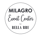 Business logo for Milagro Event Center by Bella Bru