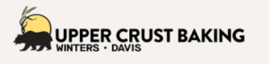 Upper Crust Baking logo Winters Davis locations with an image of a bear and lemon on the left side