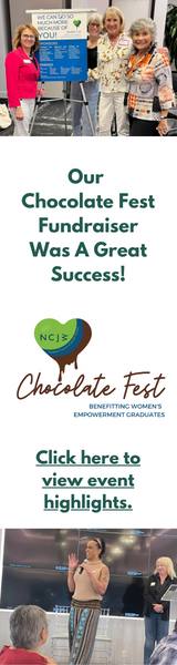 website side banner stating "Our Chocolate Fest Fundraiser was a great success. Click here to view event highlights."