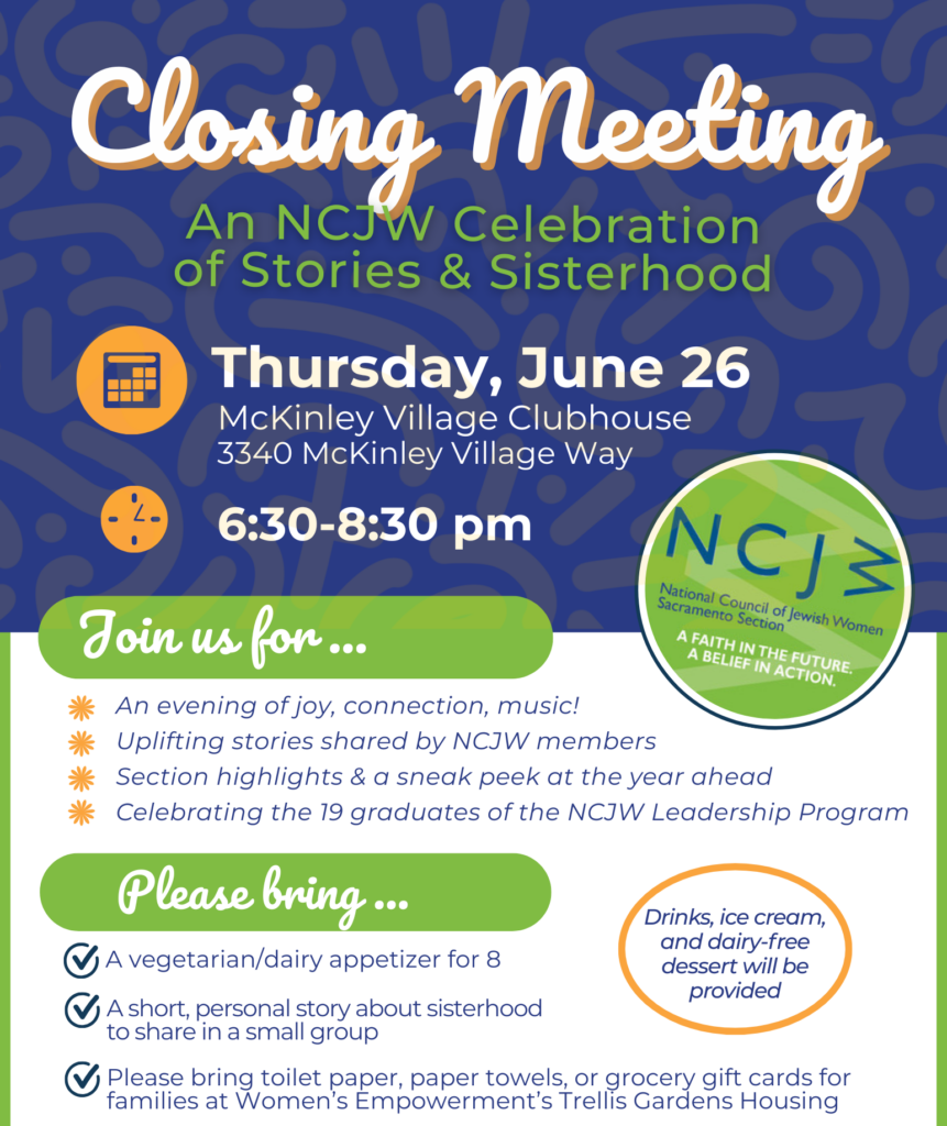 Event flyer for Closing Meeting