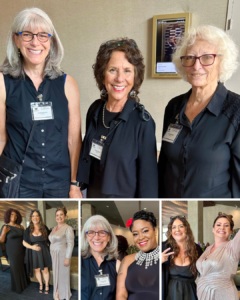 Photo collage of women smiling at the camera