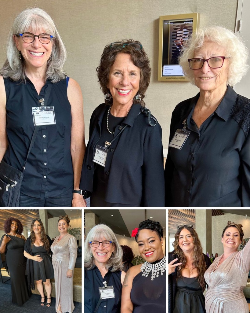 Photo collage of women smiling at the camera
