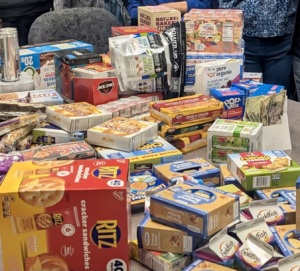 Image of snacks on a table